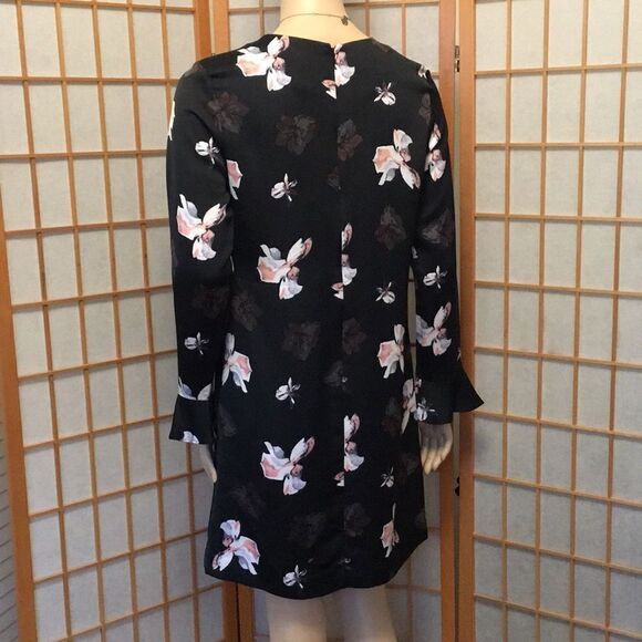 Banana Republic Long Sleeve A-Line Dress Size 2 - Picture 3 of 8